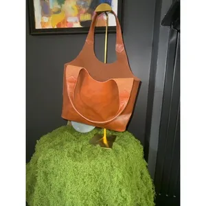 Southern Grace Faux Leather hobo bag in Brown thumbnail 3