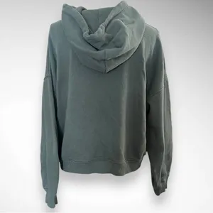 AERIE Women's Green Cropped Hooded Sweatshirt Medium‎ | GUC thumbnail 2