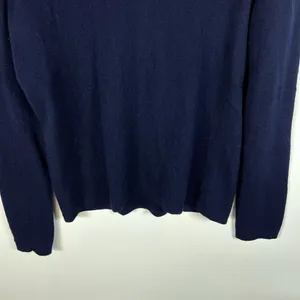 Lauren Ralph Lauren Merino Wool Cashmere Angora‎ Rabbit Sweater Size L Blue Soft thumbnail 4