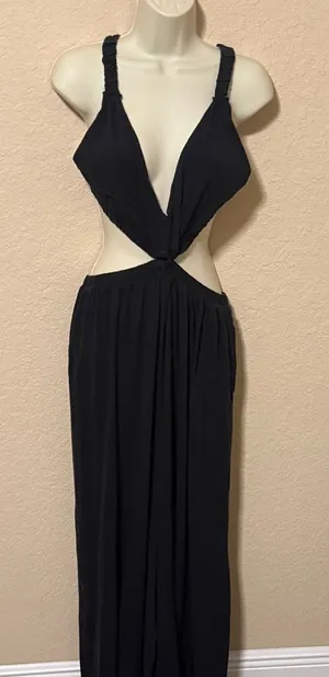 FP beach free people Cutout Maxi jumpsuit size large thumbnail 1