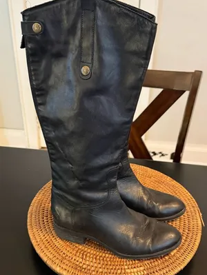 sam‎ edelman leather riding boots size 7.5 womens thumbnail 1