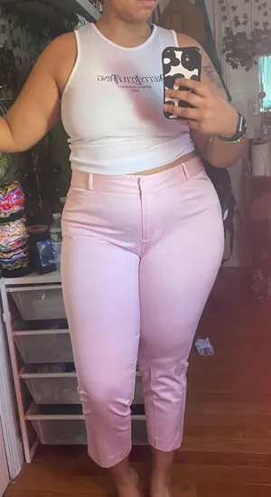 Liz Claiborne light pink pants thumbnail 1