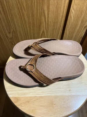 Vionic Tan Ring-Accent Thong Sandals thumbnail 2