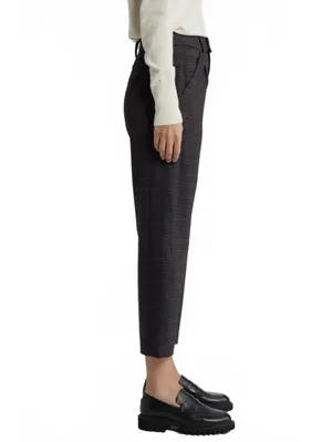 Wit & Wisdom 'Ab'Solution Skyrise Extended Stretch Pants Charcoal Plaid NWT Sz 2 thumbnail 3