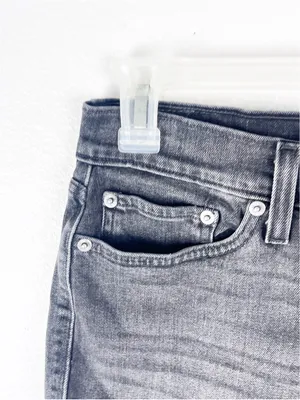 LEVI’S Black Wash High Rise Mini Denim Jean Skirt Size 29 Casual Boho Festival thumbnail 11