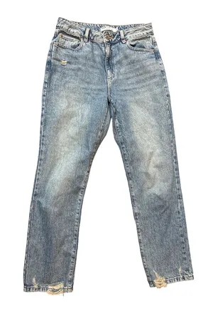 Garage Light Blue Vintage Straight Leg Women's Jeans thumbnail 1