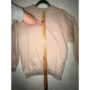 House of CB TOMMY Stone Oversized‎ Crewneck Sweatshirt Small Embroidered Logo thumbnail 6