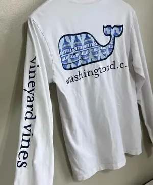Vineyard Vines Washington DC Long Sleeve Shirt Size XS thumbnail 1