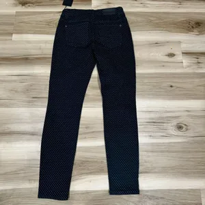 NEW Else (Macys) Blue Polka Dot Skinny Jeans Women’s 25 thumbnail 4
