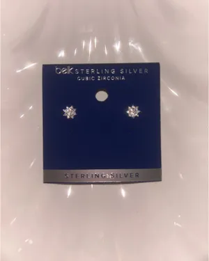 Belk Silverworks flower earrings  thumbnail 3