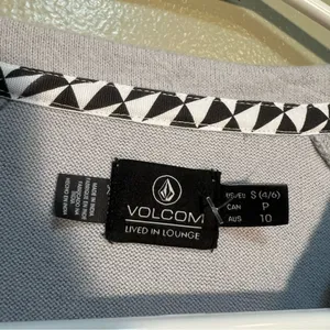 Volcom Women's Size Small Lil Crewneck Sweatshirt Light Gray True To This Cotton thumbnail 10