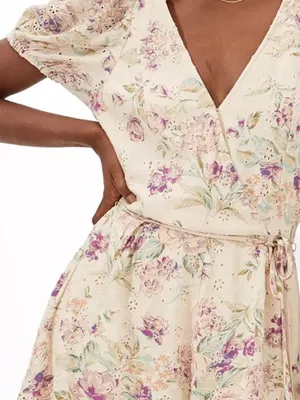 American Eagle Floral Romper Beautiful Print XXL thumbnail 5
