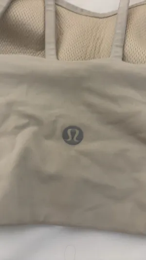 Lululemon beige like a cloud sports bra size 4 thumbnail 3