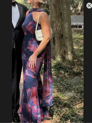 Hutch One Shoulder Tie Neck Dress thumbnail 2