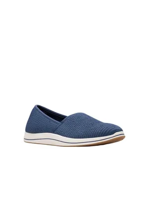 NWT Clarks Breeze Stretch Cloudsteppers Slip-On Loafer 26182066 Navy Blue 6W thumbnail 8