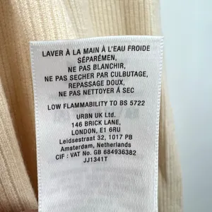Anthropologie Long Sleeve Square Neck Top Ivory Cream Cozy Ribbed plus size 3X thumbnail 5