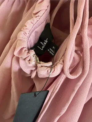 Lulus Pink Bustier Lace-Up Maxi Dress NEW NWT event tiered homecoming thumbnail 10