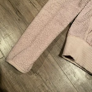 Womens American Eagle Fleece Zip Up Hoodie Jacket Beige/Light Khaki/Lite Pink Sm thumbnail 2