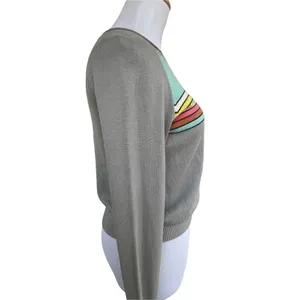 Urban Outfitters BDG Lightweight Crop Retro Style Striped Sweater M thumbnail 2