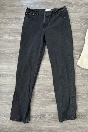Abercrombie Mid-Rise Jeans Straight 90s thumbnail 1