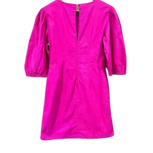 FREE PEOPLE Hope Mini Dress Fuchsia Pink Fantastic Poplin Cotton thumbnail 6