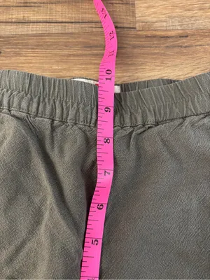 Marine Layer Allison Cropped Pants Dolphin Hem Green Women’s thumbnail 10
