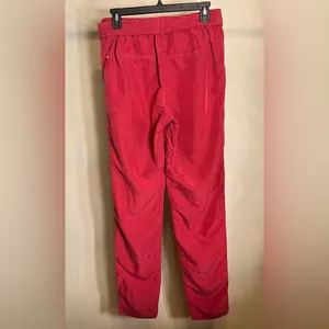 Old Navy Womens Strawberry Tropix High Rise Belted Paper Bag Pull-On Pants|Sz:S thumbnail 3