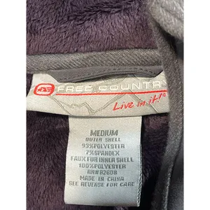 Free Country Purple Fleece Jacket Soft Warm‎ Zip-Up Outdoor Wear thumbnail 2