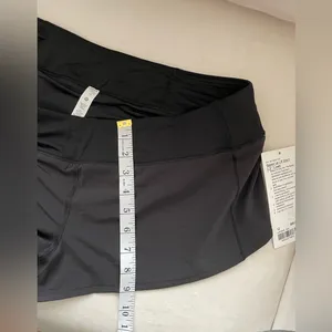 NWT Lululemon Speed Up LR Shorts 2.5” Lined Size 12 in Black thumbnail 14