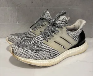 Adidas Ultraboost 3.0 Men's Size 7.5 Running Shoes Oreo White Black thumbnail 1