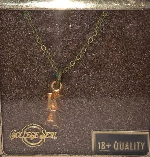 Kappa Alpha Lavaliere Charm Dainty Vintage Sorority Pendant Necklace thumbnail 1