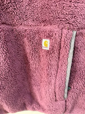 Women’s Carhartt Plum Sherpa Half-Zip Pullover Size XL thumbnail 2