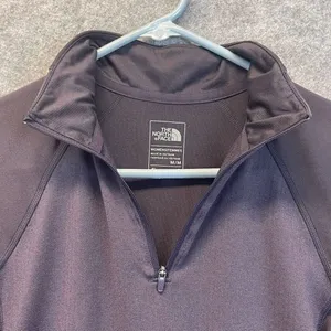 THE NORTH FACE FlashDry Quarter Zip Pullover Women’s Medium‎ Purple Long Sleeve thumbnail 4