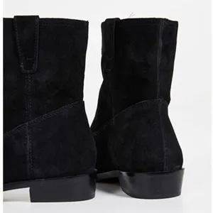 Rebecca minkoff suede‎ short boot black nwob 6 chasidy thumbnail 5