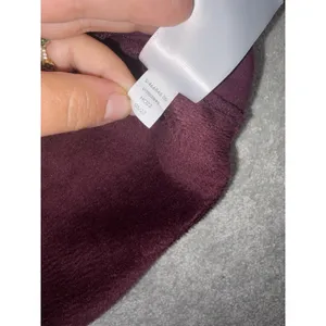 Athleta Cozy Karma Funnel Neck Sweatshirt Womens M Burgundy Fleece Lined thumbnail 6