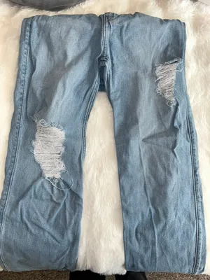 Hollister Light Wash Ultra High Rise Dad Jeans thumbnail 5
