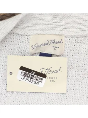 NWT Universal Thread Womens Button-Front Sweater Vest 94429990 Light Gray XXL thumbnail 6