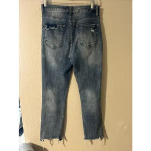 Risen Los Angeles Women's Distressed Jeans Back Heel Distress Size 5/27 thumbnail 3