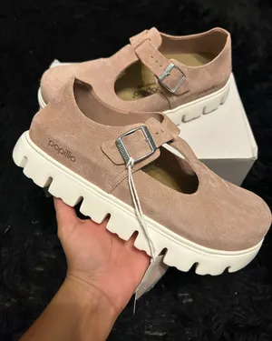PAPILLIO by BIRKENSTOCK Mary Jane pink leather platform shoes women’s eur 39 new thumbnail 1