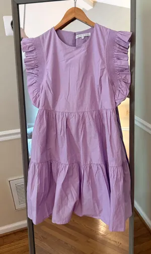 Women's English Factory Mini Dress Size S Purple thumbnail 1