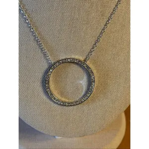 circle pendant "circle of life" or "eternity" pendant necklace (7405) thumbnail 2