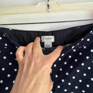 🛎️ Clearance J.Crew Navy-White Polka Dot Short Size-8 thumbnail 3