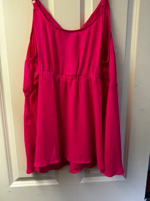 Pink flowy top thumbnail 2