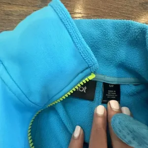 Marmot Blue Full Zip Jacket Windbreaker Fleece Lined Womens Small thumbnail 12