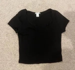 BUNDLE notched Neck Crop Top thumbnail 2