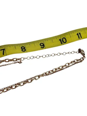 MAURICES Gold Horseshoe Double Layer Charm Necklace Western thumbnail 8