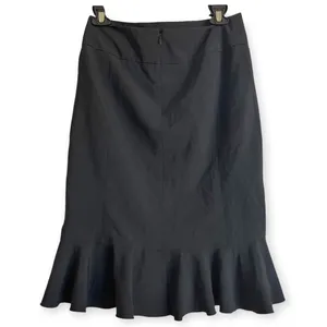 Express Design Studio Skirt 8 Black Ruffle thumbnail 3
