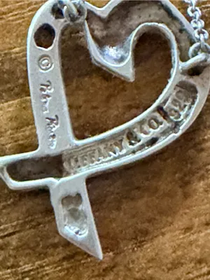 Tiffany & Co. Sterling Silver Paloma Picasso Loving Heart Necklace thumbnail 7