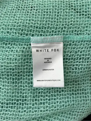 White Fox Boutique Mint Green Sheer Knit Slip thumbnail 6