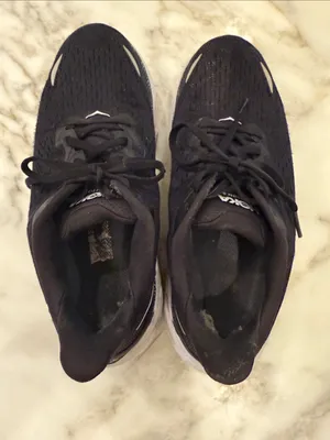 Hoka Black Running Shoes with White Midsole thumbnail 6